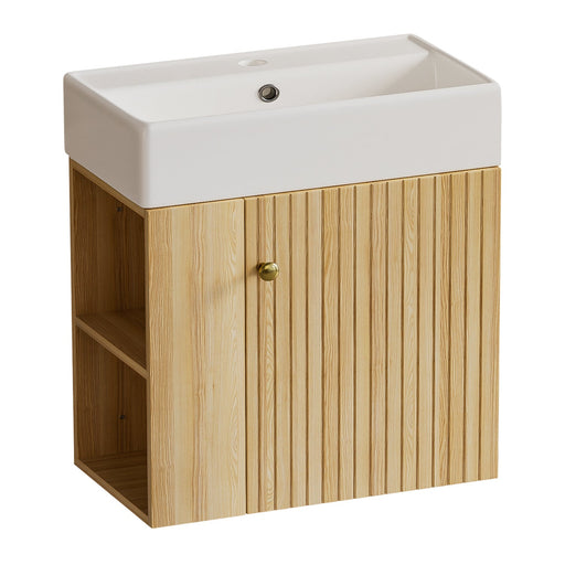 Yorbay hängender Waschtischunterschrank 55 cm mit Waschbecken - YB097-D065 - 16 - Yorbay.de