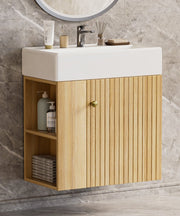 Yorbay hängender Waschtischunterschrank 55 cm mit Waschbecken - YB097-D065 - 17 - Yorbay.de
