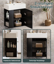 Yorbay hängender Waschtischunterschrank 55 cm mit Waschbecken - YB097-D083 - 27 - Yorbay.de