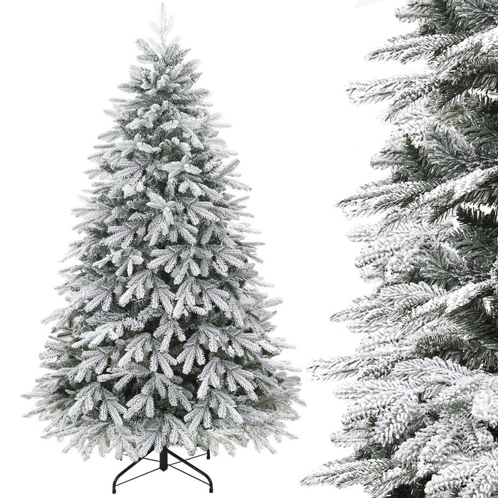 Yorbay künstlicher Weihnachtsbaum mit Schnee und warmweißen LED - Leuchten, 150 cm, 180 cm und 210 cm - O026 - 4 - Yorbay.de