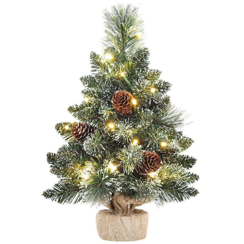 Yorbay Mini-Weihnachtsbaum mit LED-Beleuchtung und Schnee, 40 cm / 70 cm - O036 - 7 - Yorbay.de