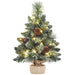 Yorbay Mini - Weihnachtsbaum mit LED - Beleuchtung und Schnee, 40 cm - O027A - 1 - Yorbay.de