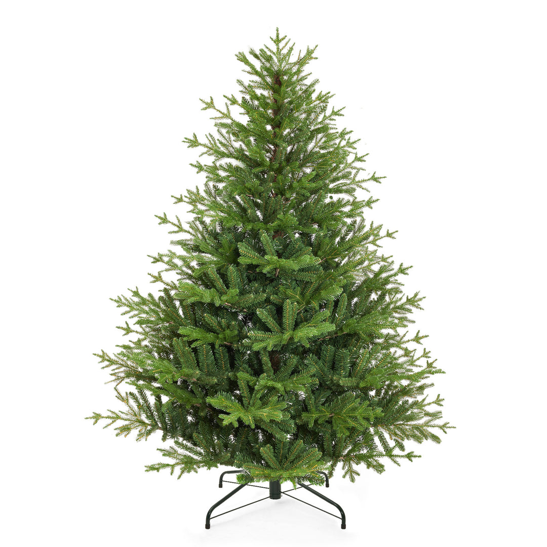 Knstlicher Weihnachtsbaum aus PE & PVC mit Eisenstnder, 150 / 180 / 210  cm  Yorbay.de