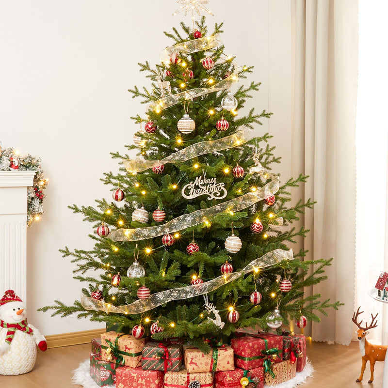 Yorbay künstlicher Weihnachtsbaum aus PE & PVC mit Eisenständer, 150 / 180 / 210 cm - O063 - 2 - Yorbay.de