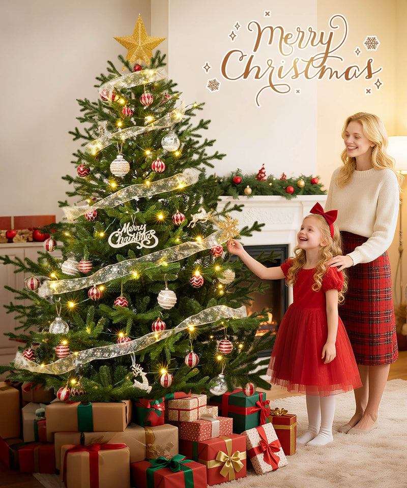 Yorbay künstlicher Weihnachtsbaum aus PE & PVC mit Eisenständer, 150 / 180 / 210 cm - O063 - 9 - Yorbay.de