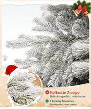 Yorbay künstlicher Weihnachtsbaum mit Schneebeflockung, 150 / 180 / 210 cm - O066 - 7 - Yorbay.de