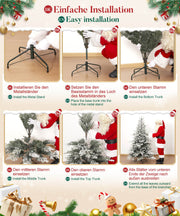 Yorbay künstlicher Weihnachtsbaum mit Schneebeflockung, 150 / 180 / 210 cm - O066 - 8 - Yorbay.de