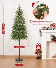Yorbay künstlicher Weihnachtsbaum mit warmweißer Beleuchtung, flammhemmend, 180cm - O069 - 3 - Yorbay.de