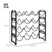 Weinregal für 16 Flaschen - YB - T3323P297141 - 3 - Yorbay.de