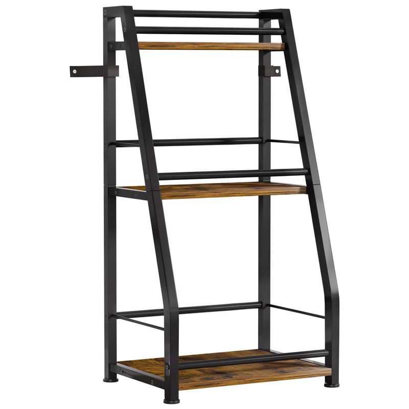 Yorbay Weinregal mit Eisenrahmen, 3 - Lagiger Flaschenregal - YB084 - T068 - 1 - Yorbay.de