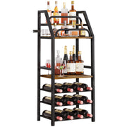 Yorbay Weinregal mit 6 Ebenen für 12 Flaschen, 42 x 29 x 102 cm - YB085 - T069 - 1 - Yorbay.de