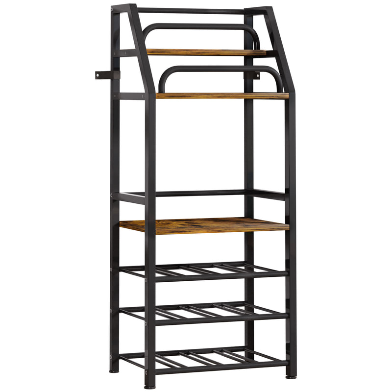 Yorbay Weinregal mit 6 Ebenen für 12 Flaschen, 42 x 29 x 102 cm - YB085 - T069 - 1 - Yorbay.de