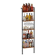 Yorbay 5-stufiges Wand- & Stand-Weinregal mit LED - YS033-T115 - 1 - Yorbay.de
