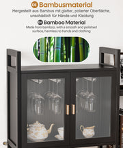 Yorbay Freistehendes Weinregal für 20 Flaschen und 12 Weingläser - YB073 - Z101 - 7 - Yorbay.de