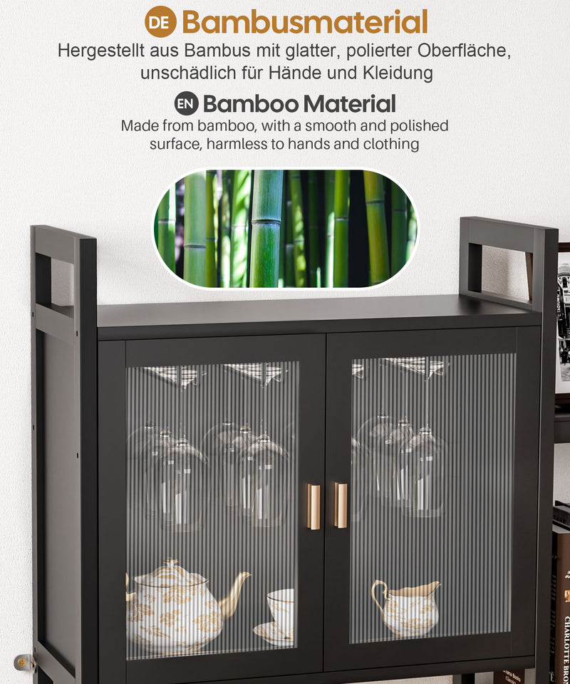 Yorbay Freistehendes Weinregal für 20 Flaschen und 12 Weingläser - YB073 - Z101 - 7 - Yorbay.de