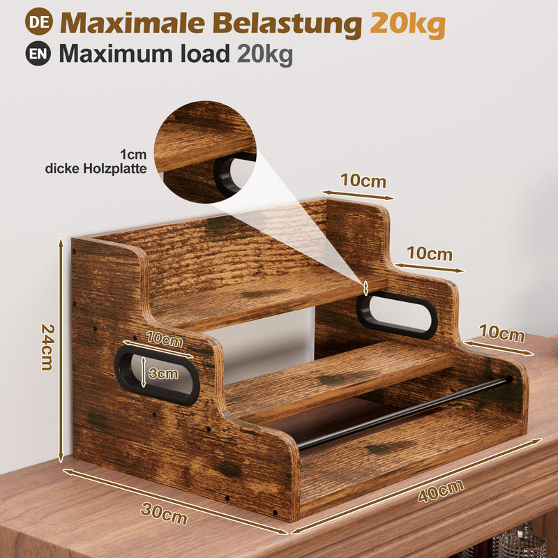 Yorbay Tisch - Weinregal 3 - stufig für 12 Flaschen - YB109 - D059 - 3 - Yorbay.de