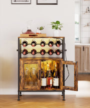Yorbay Weinschrank mit Flaschenregal, Glashalter und RGB - LED - Beleuchtung - YS023-T102 - 8 - Yorbay.de