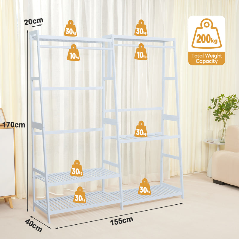 Yorbay bamboo coat rack