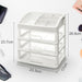 Yorbay Make - up - Organizer aus Kunststoff mit 3 Schubladen und 6 Fächern - B46 - 7 - Yorbay.de