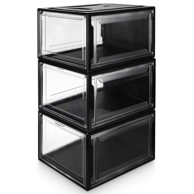 Yorbay Super transparent Schuhbox Schwarz - B57 - 5 - Yorbay.de