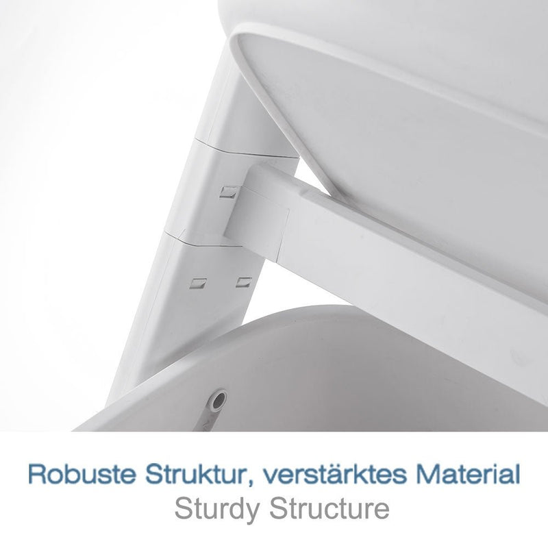 Yorbay Wäschesammler mit 4 Fächern aus Kunststoff auf Rollen a06