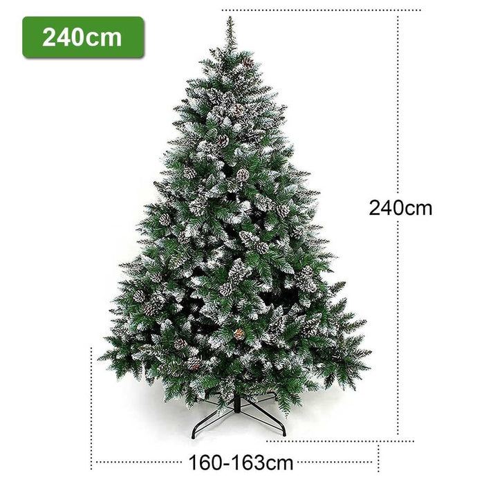 Yorbay künstlich Weihnachtsbaum mit Schnee für Weihnachten - Dekoration (120 cm - 240 cm) - K185 - 14 - Yorbay.de