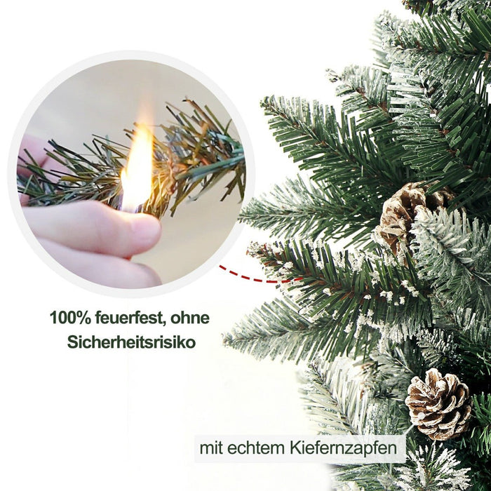 Yorbay künstlich Weihnachtsbaum mit Schnee für Weihnachten - Dekoration (120 cm - 240 cm) - K185 - 4 - Yorbay.de