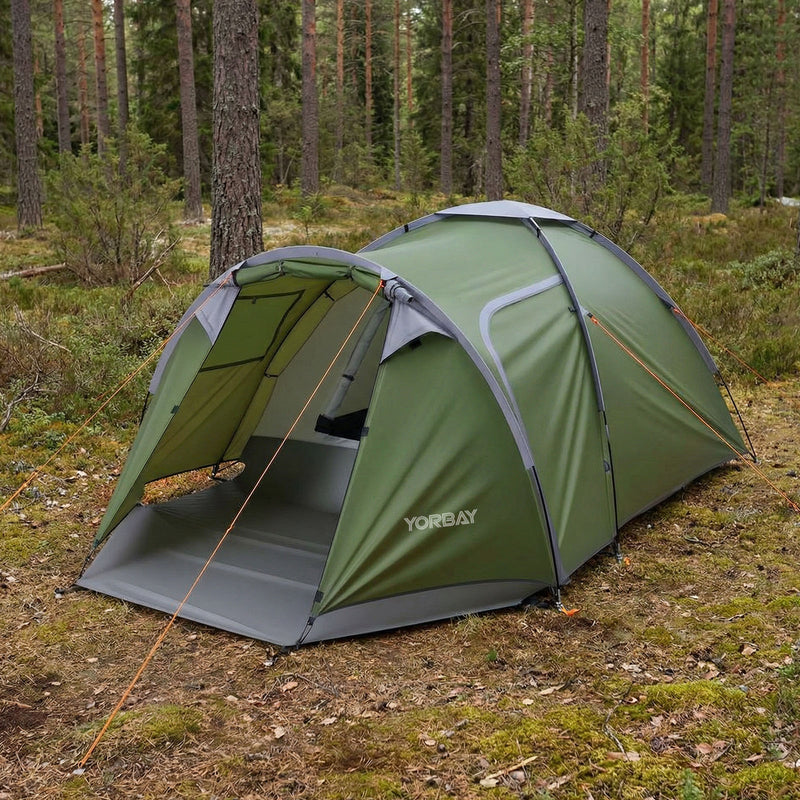 Yorbay 2 - Raum Campingzelt mit Vorraum & Seitentür – PU3000 mm, UV50+ - YP028-W028 - 7 - Yorbay.de