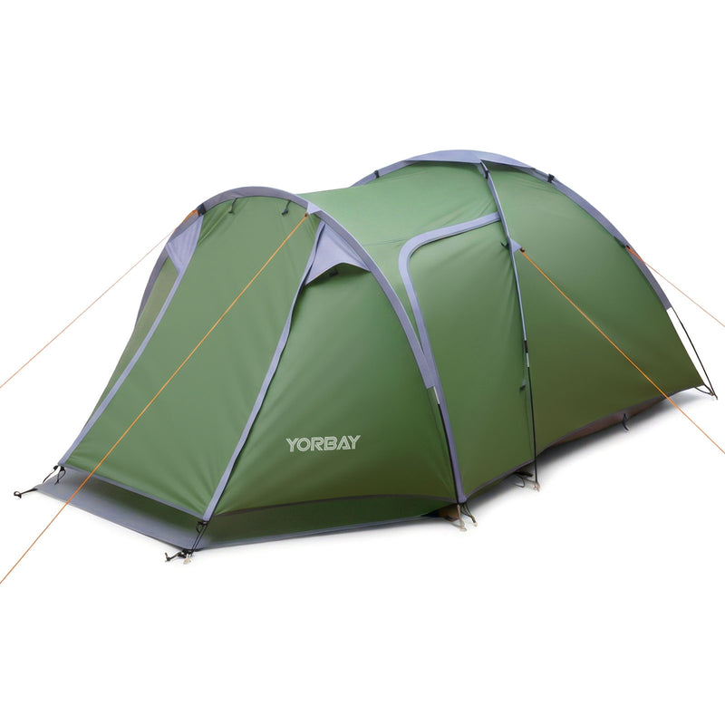 Campingzelt 3-4 Personen PU3000 mm mit Vorraum, Sonnenschutz 50+ —